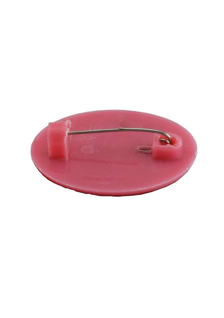 Multicoloured Brass Brooch - Indya