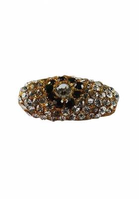 Multicoloured Brass Brooch