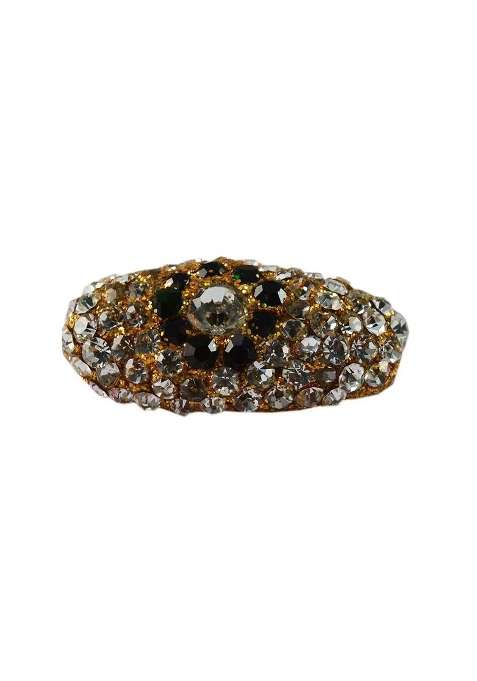 Multicoloured Brass Brooch