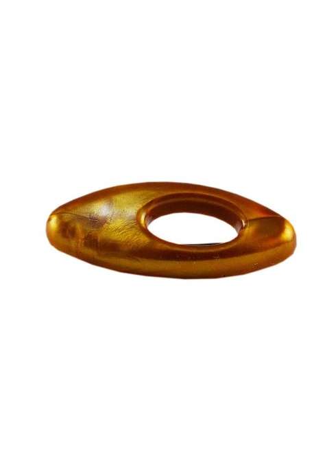 Multicoloured Brass Brooch