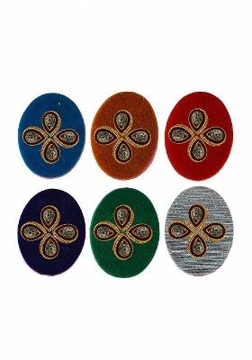 Multicoloured Alloy Brooch