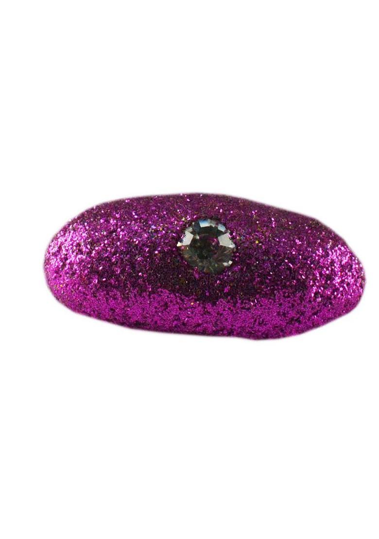 Multicoloured Brass Brooch