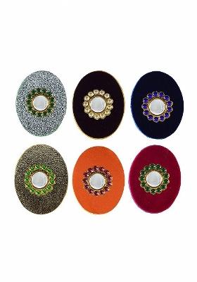 Multicoloured Alloy Brooch