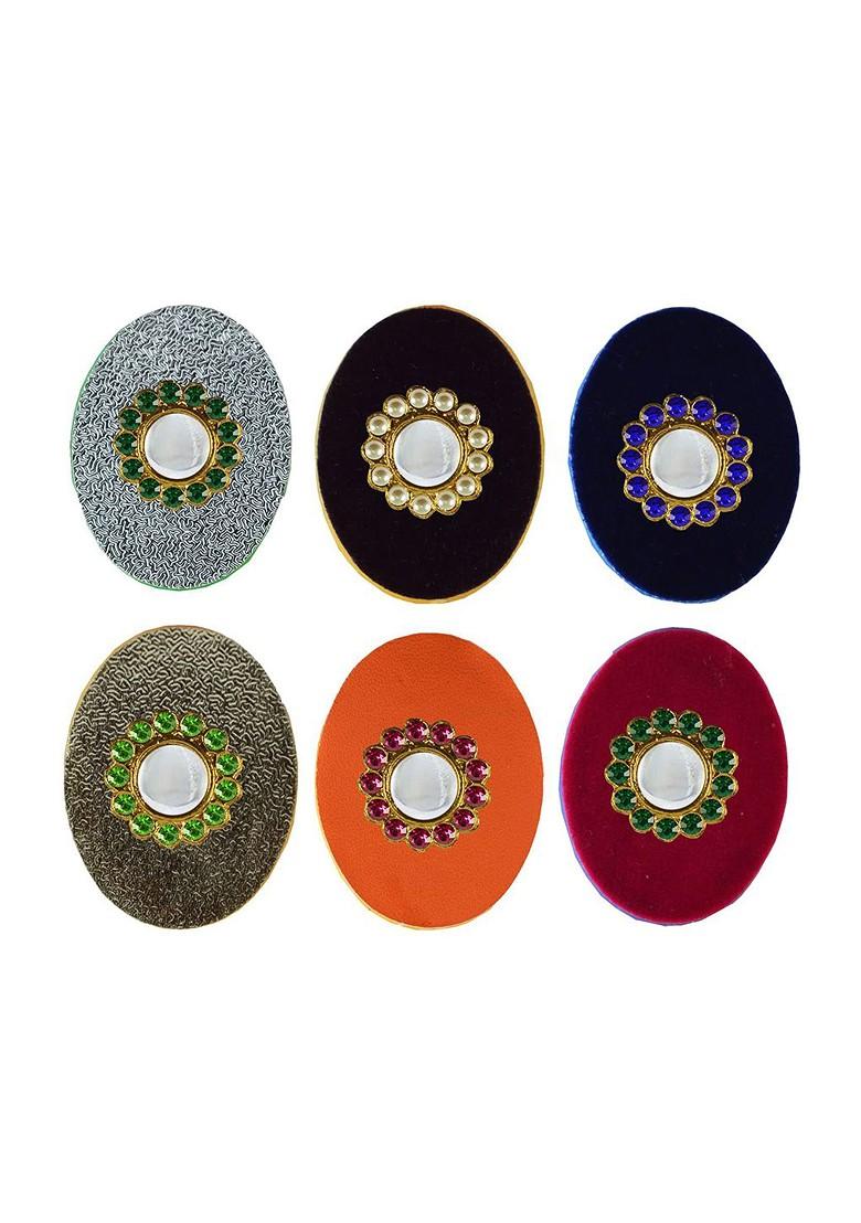 Multicoloured Alloy Brooch