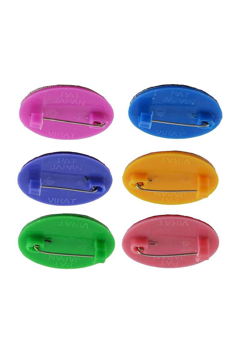 Multicoloured Alloy Brooch - Indya