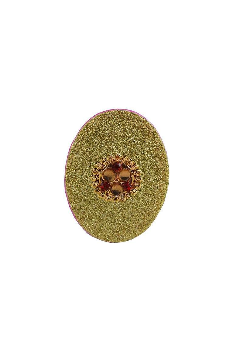 Multicoloured Alloy Brooch - Indya