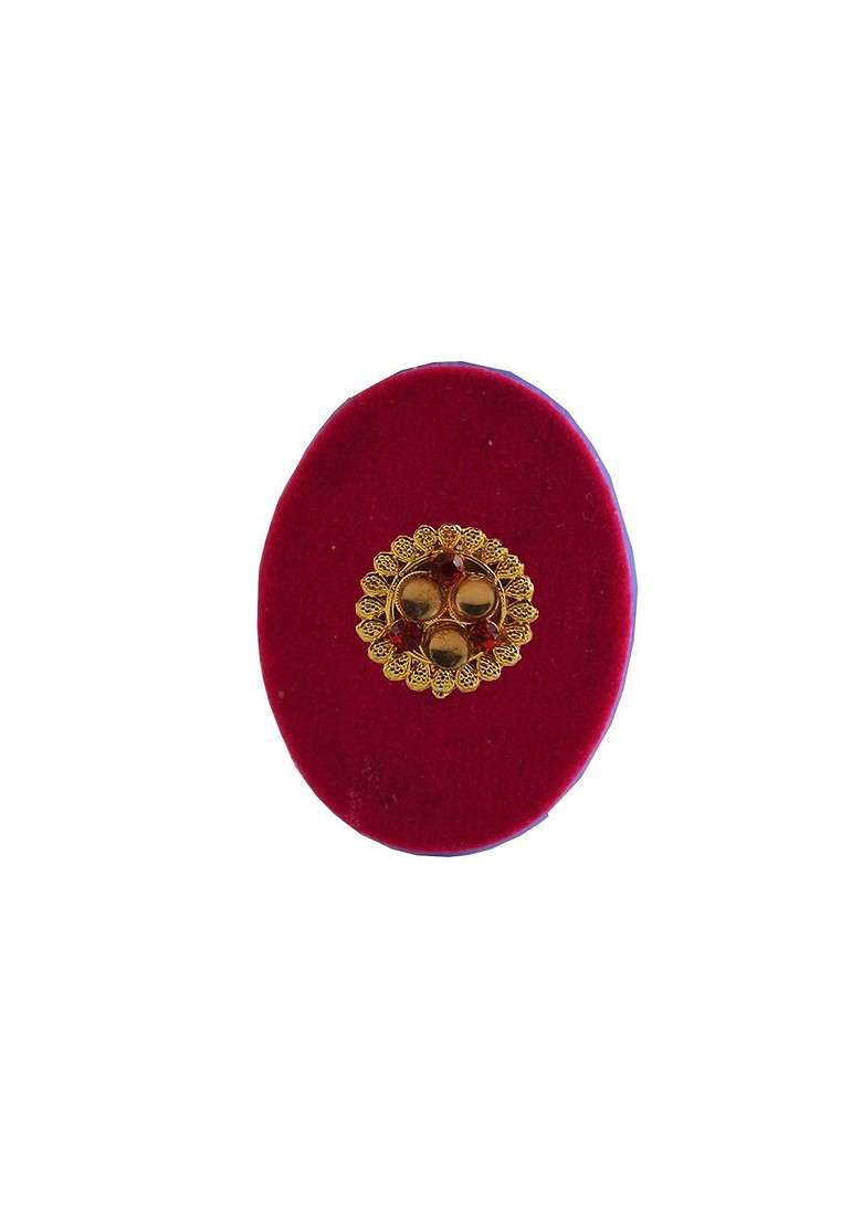 Multicoloured Alloy Brooch - Indya
