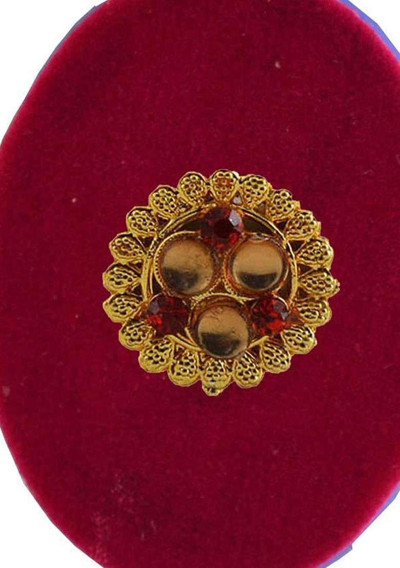 Multicoloured Alloy Brooch - Indya