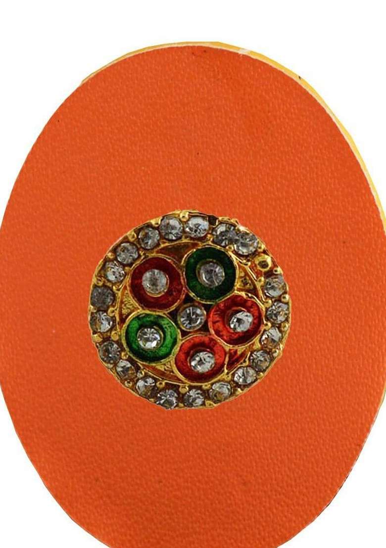 Multicoloured Alloy Brooch - Indya