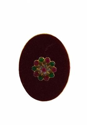 Multicoloured Alloy Brooch