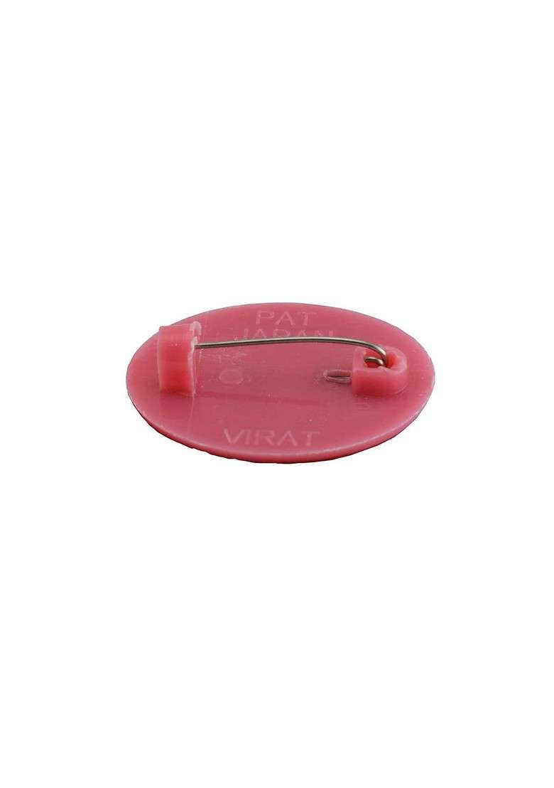 Multicoloured Brass Brooch - Indya