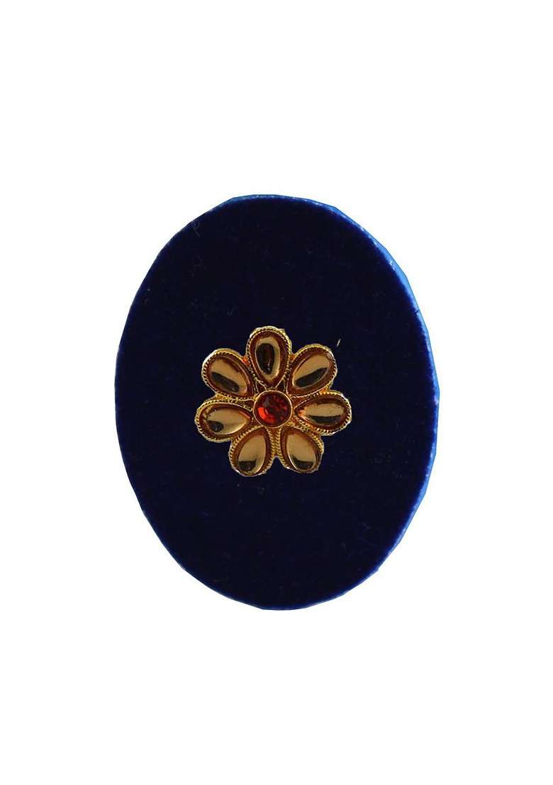 Multicoloured Alloy Brooch - Indya