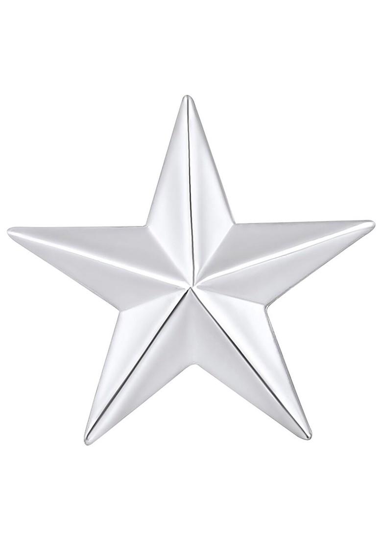 Unisex Shining Star Lapel Badge Collar Pin Brooch