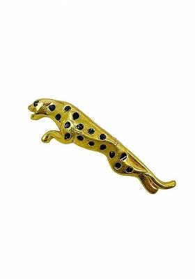 Men Gold Toned Plated Brass Brooch