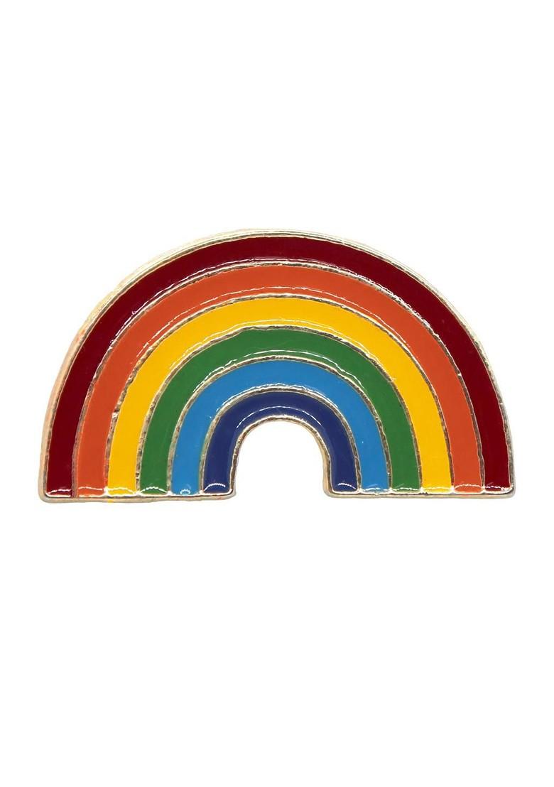Multicoloured Plated Alloy Lapel Pin Brooch