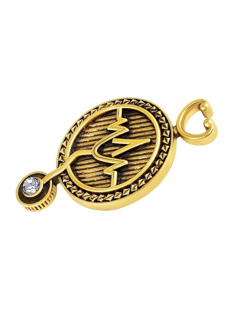 Unisex Gold Plated Alloy Lapel Pin