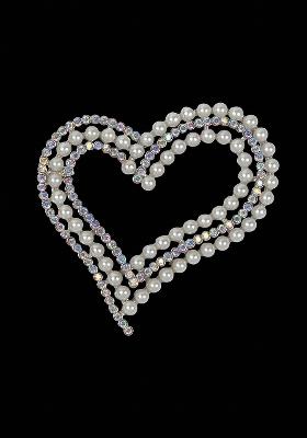 Men Silver Toned Plated Metal Brooch