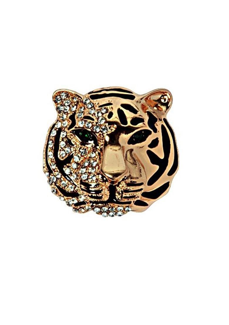 Gold Toned Plated Metal Brooch