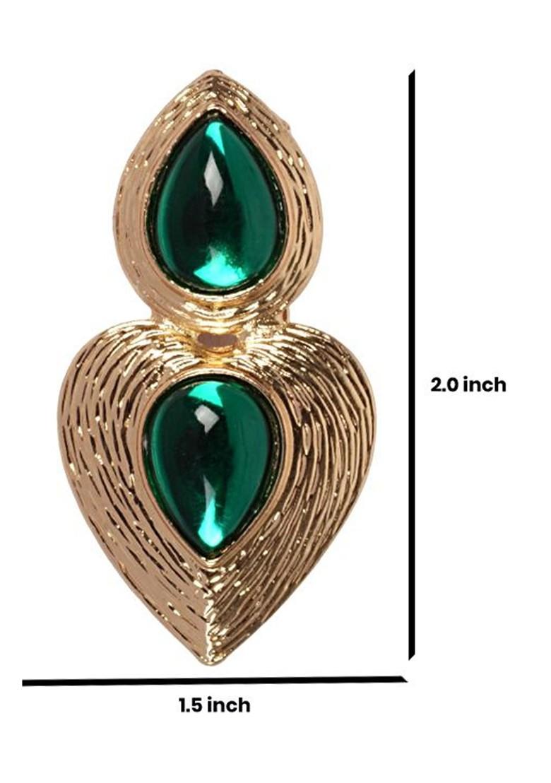 Gold Toned Metal Brooch