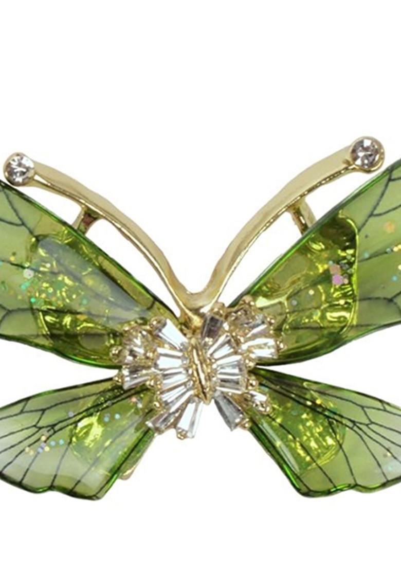 Men 18Kt Gold Toned Plated Metal Brooch