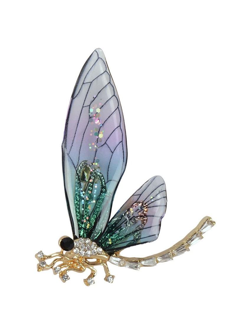 Gold Toned Plated Metal Brooch