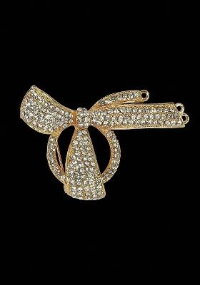 Gold Toned Plated Metal Brooch