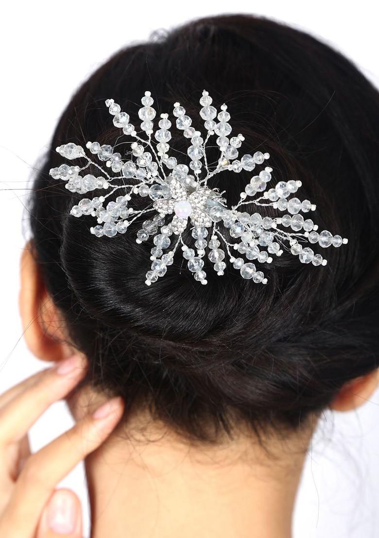 Silver Toned Plated Metal Brooch