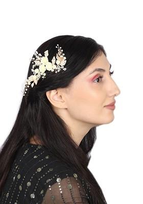 Gold Toned Plated Metal Brooch