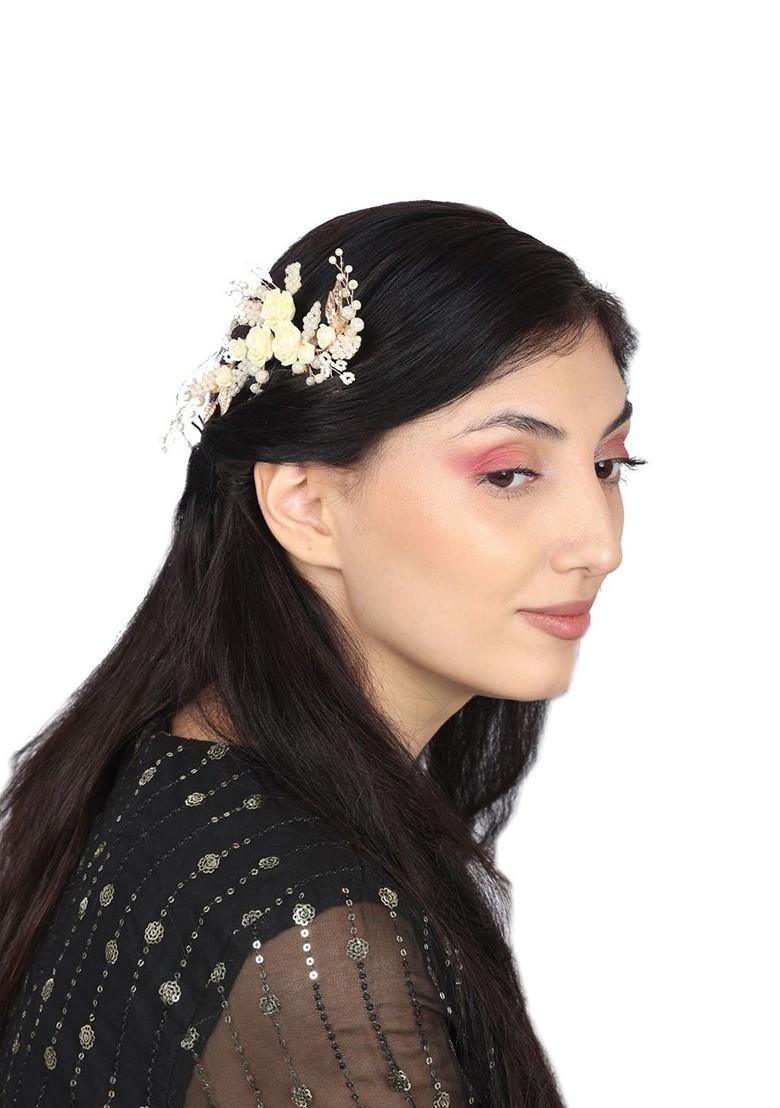 Gold Toned Plated Metal Brooch