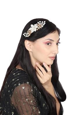 Gold Toned Plated Metal Brooch