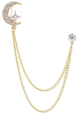 Gold Toned Plated Metal Brooch