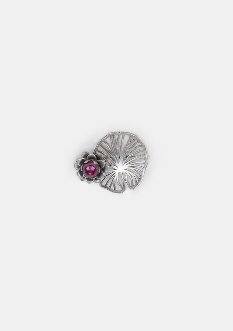 Rise Above Fear Brooch In 925 Silver