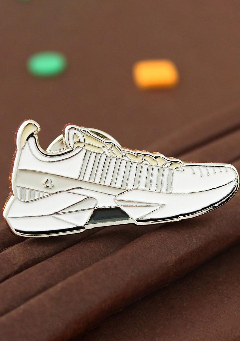 Men Shoe Shaped Lapel Pin Brooch