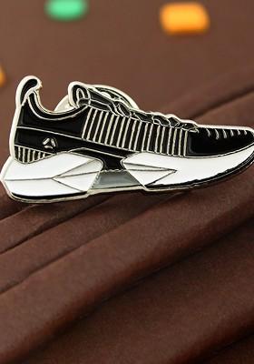 Men Shoe Shaped Lapel Pin Brooch