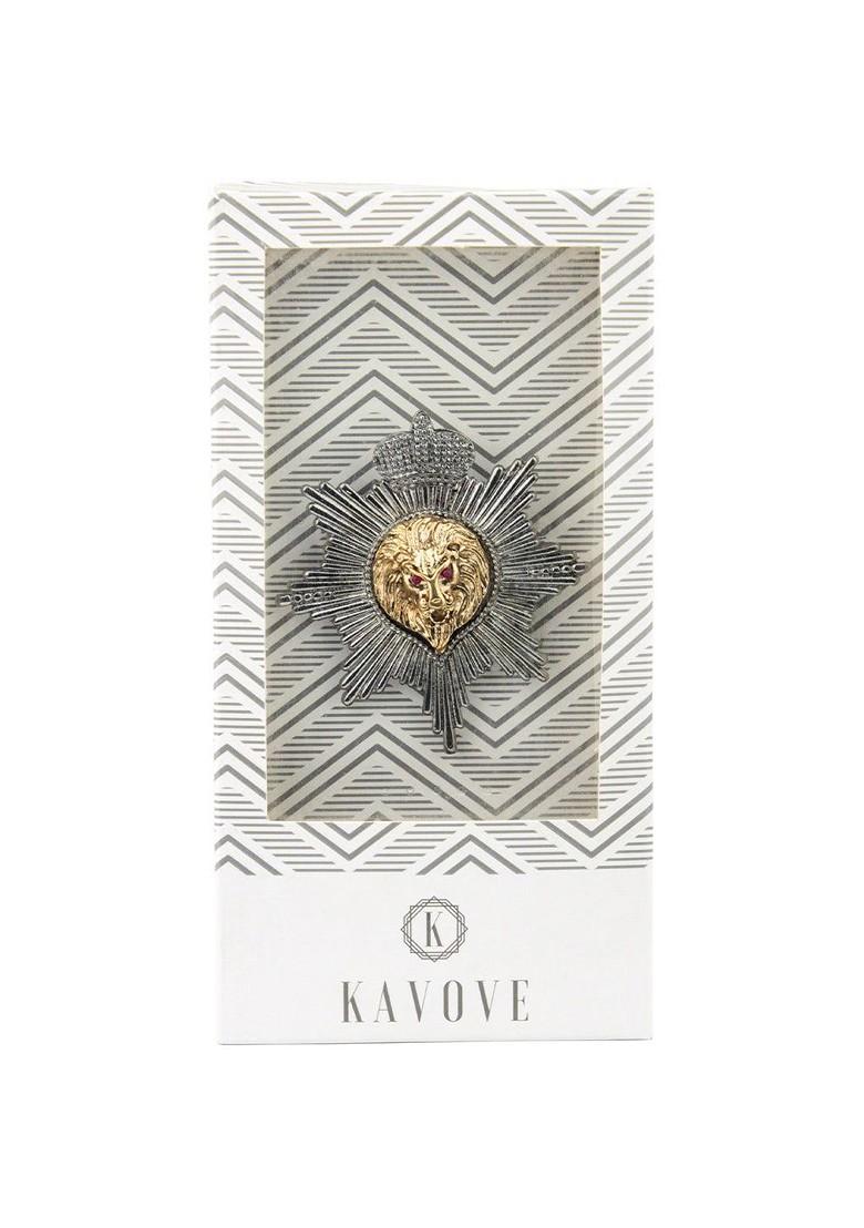 Men Lions Design Lapel Pin Brooch