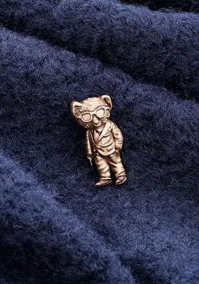 Tuxedo Bear Charm Brooch
