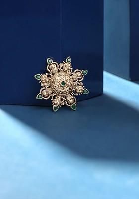 Men Floral Fabel Brooch