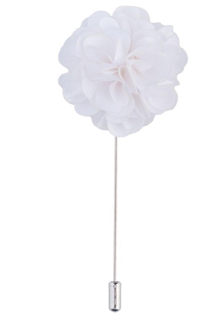 Pack Of 2 Men Marigold Flower Shaped Lapel Pin Brooch