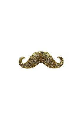 Men Gold Toned Plated Brass Brooch