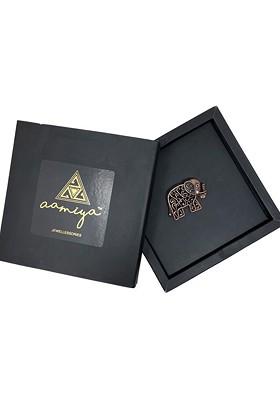 Gold Toned Plated Brass Brooch