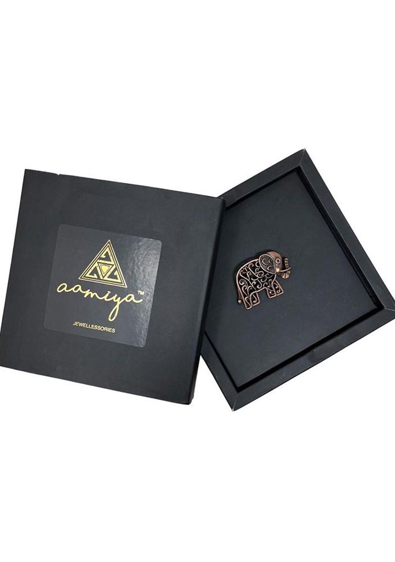 Gold Toned Plated Brass Brooch