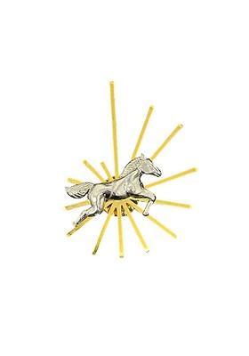 Gold Toned Plated Brass Brooch