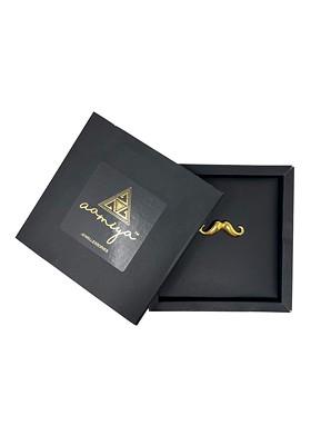 Men Gold Toned Plated Brass Brooch