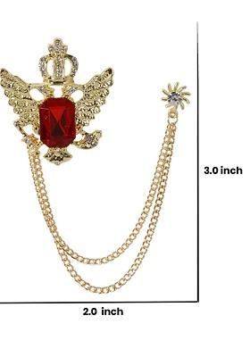 Gold Toned Plated Alloy Brooch