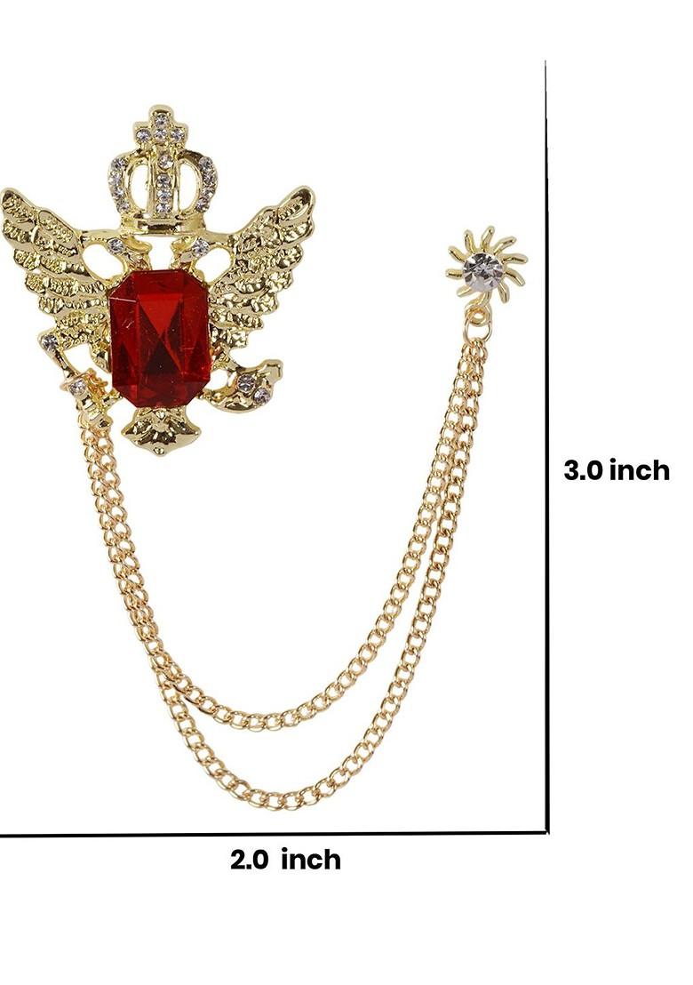 Gold Toned Plated Alloy Brooch