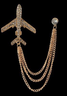 Gold Toned Plated Alloy Brooch