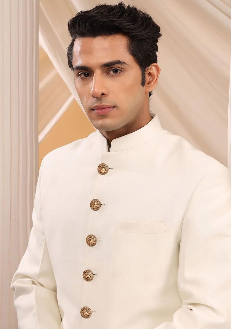 Men Set Of 13 Fiery Tiger Button Brooches