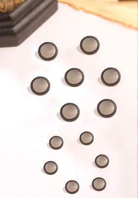 Men Set Of 13 Embed Magic Button Brooches