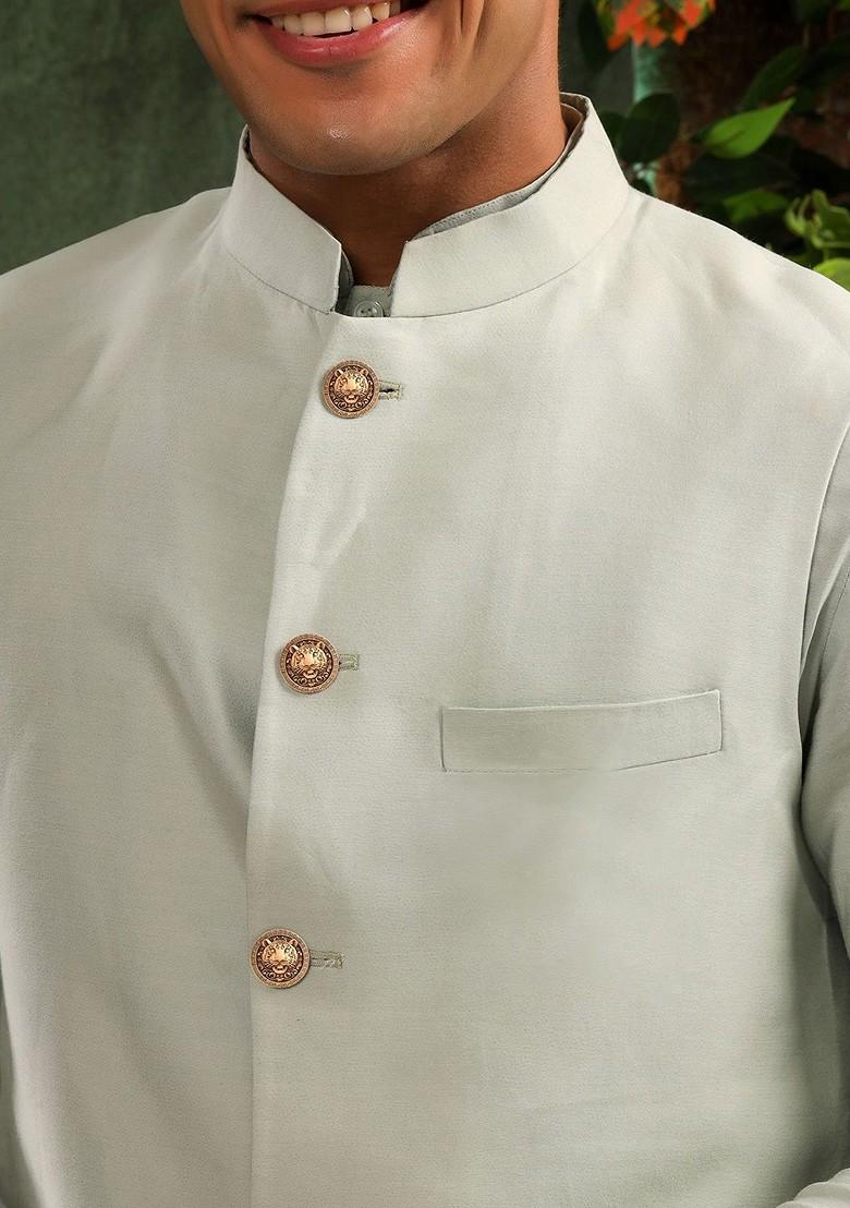 Men Set Of 13 Royal Tiger Button Brooches