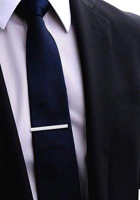 Men Metal Tie Pin Bar Clasp Clip Brooch